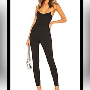 REVOLVE Superdown Noelle Corset Catsuit in Black